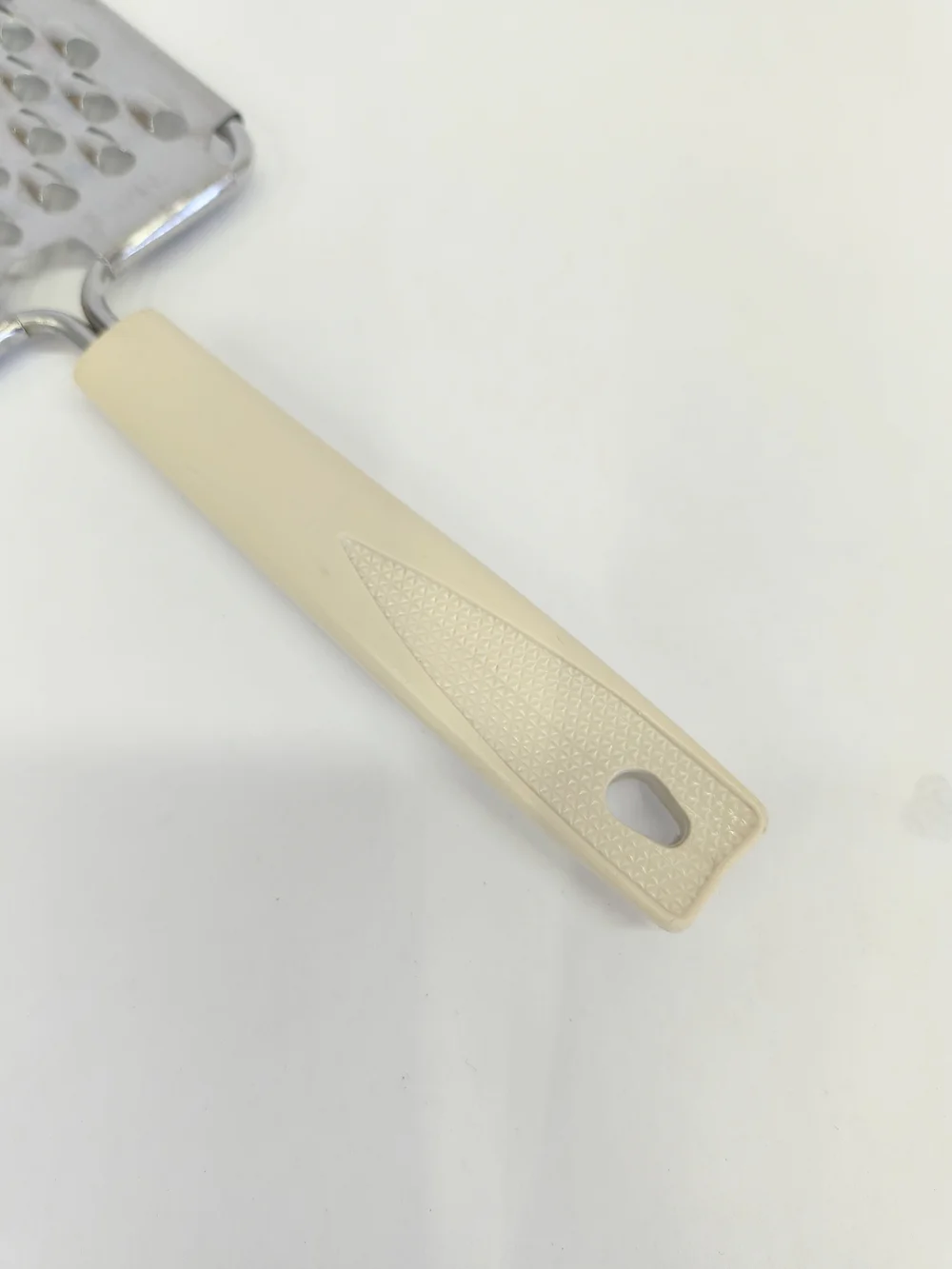 VINTAGE EKCO MCM Hand Stainless Grater  Cream Handle 11 in USA